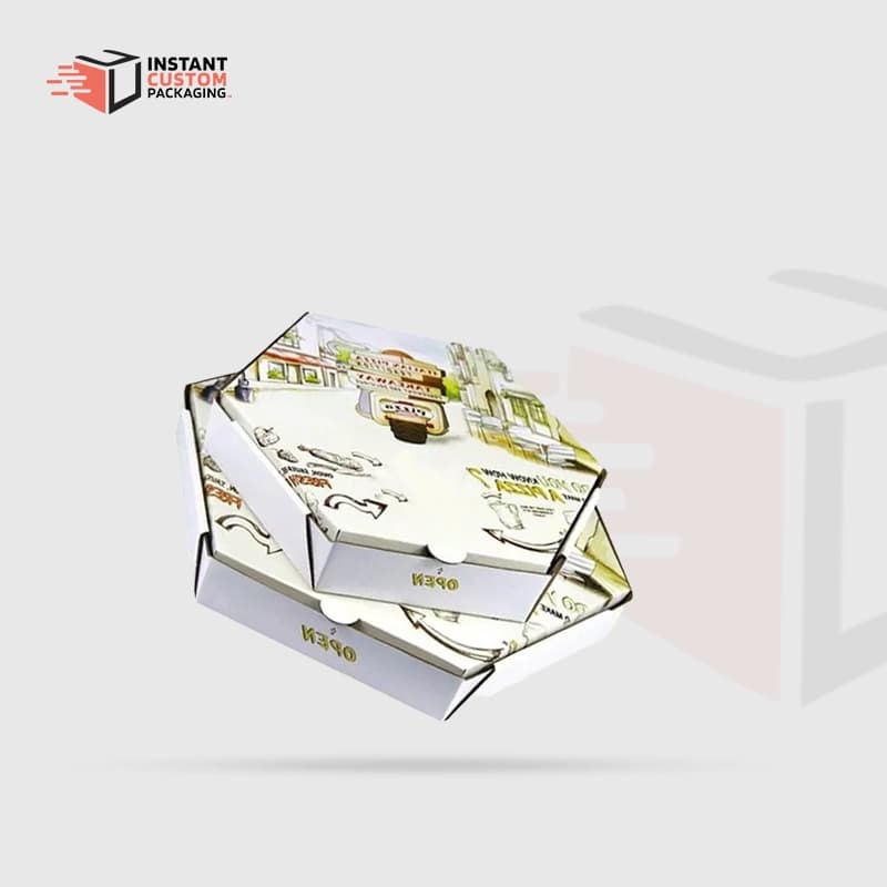Custom Hexagonal Pizza Boxes