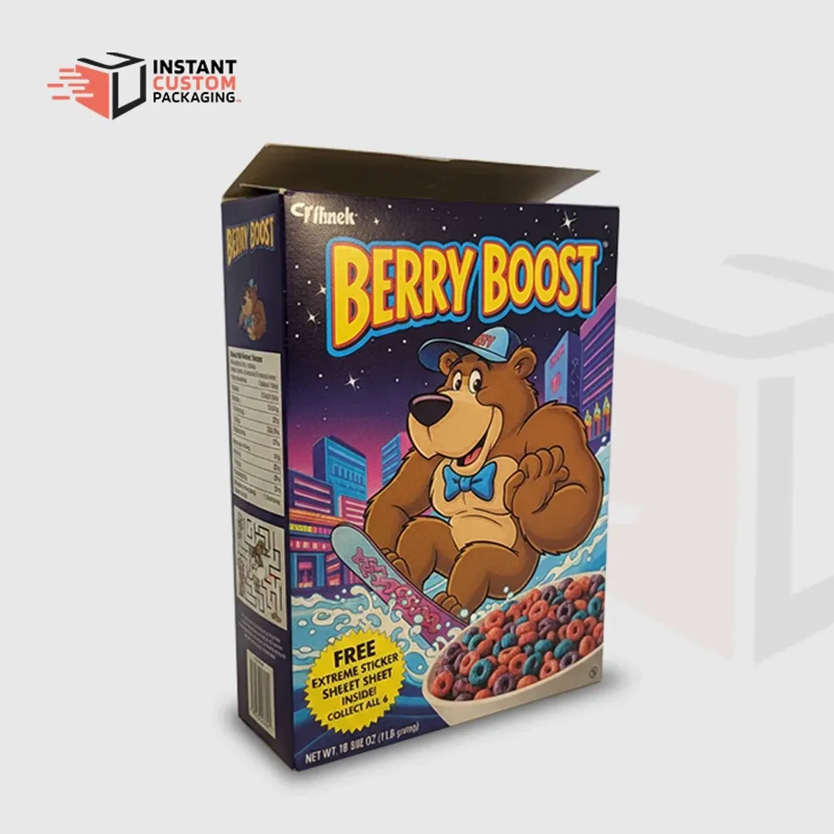 90s Cereal Boxes Retro Design Custom Uk