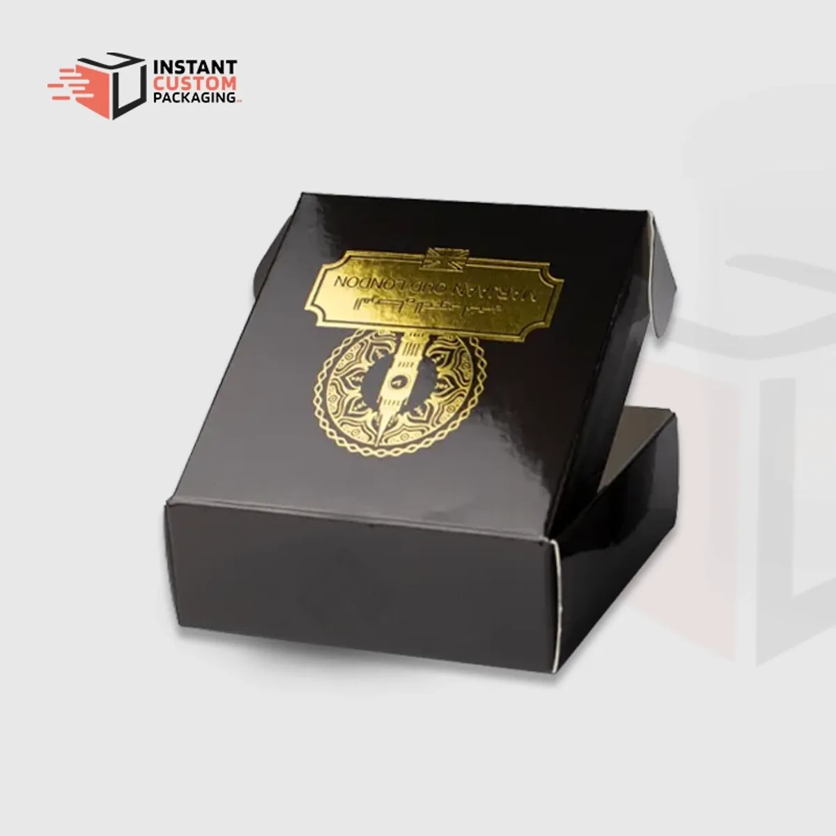 Custom Balck Gold Boxes