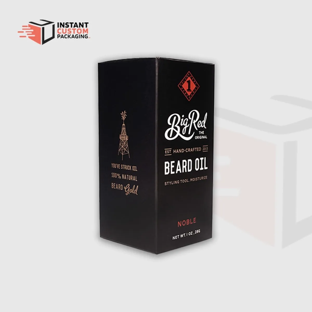 Beard Oil Gift Boxes For Premium Product