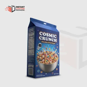 Blue Cereal Boxes Custom Design Uk