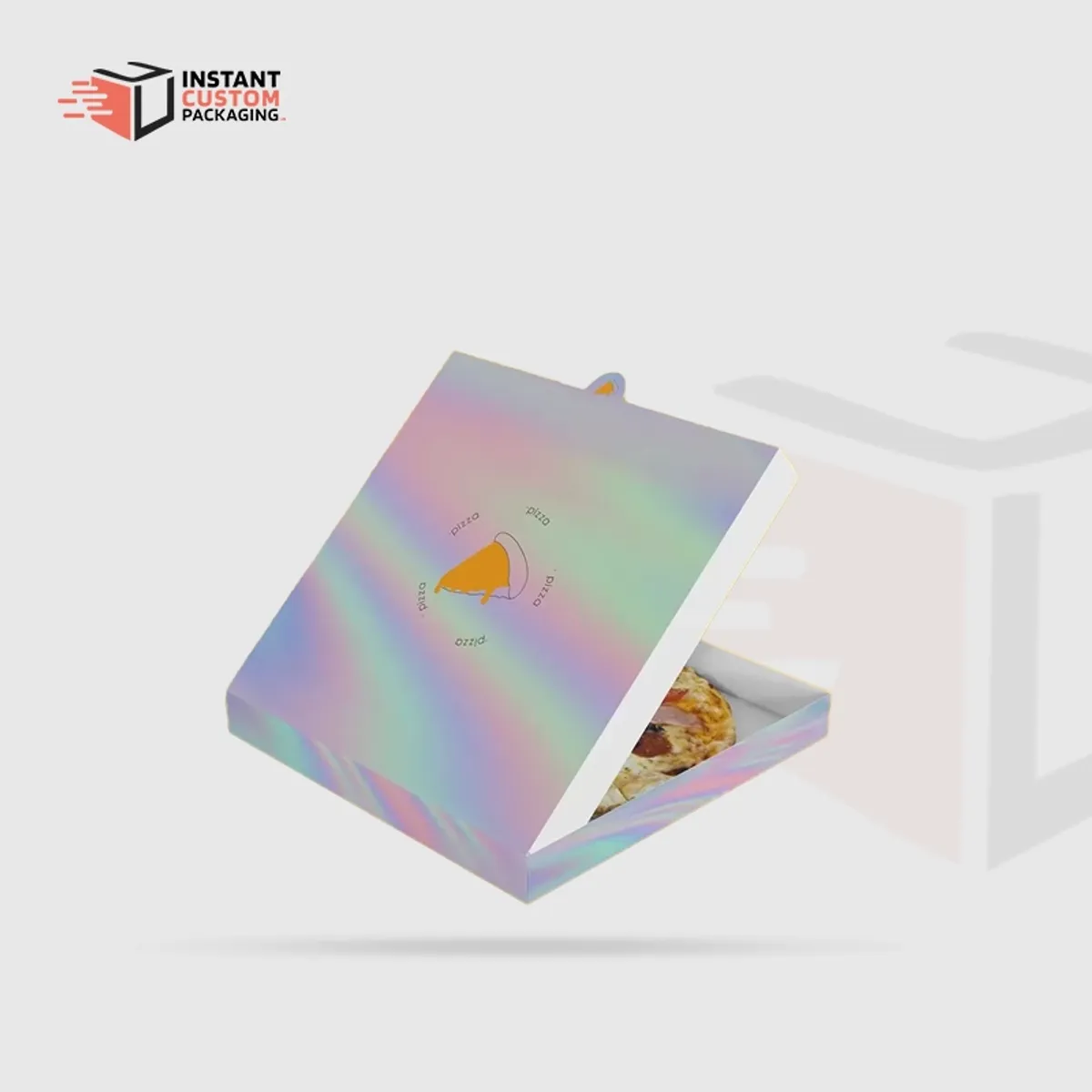 Buy Custom Holographic Pizza Boxes Online Uk