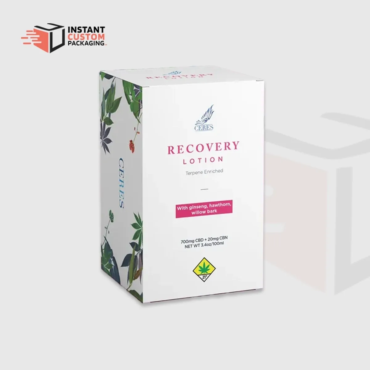 Cbd Lotion Boxes Uk Premium Packaging