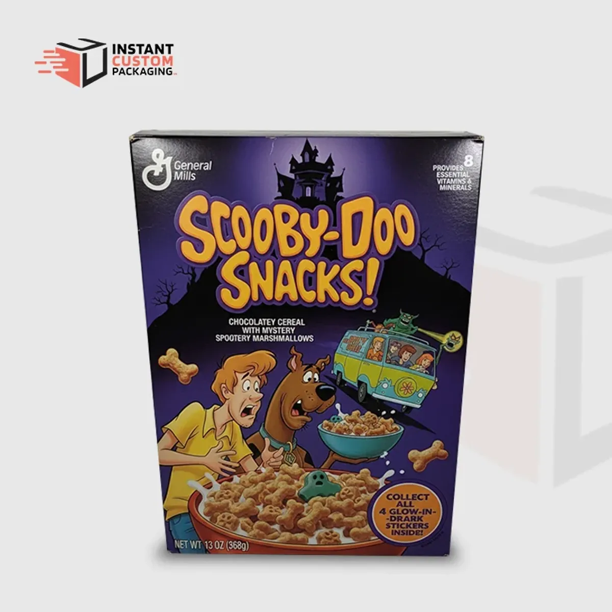Colourful 90s Cereal Boxes Custom Printed Uk