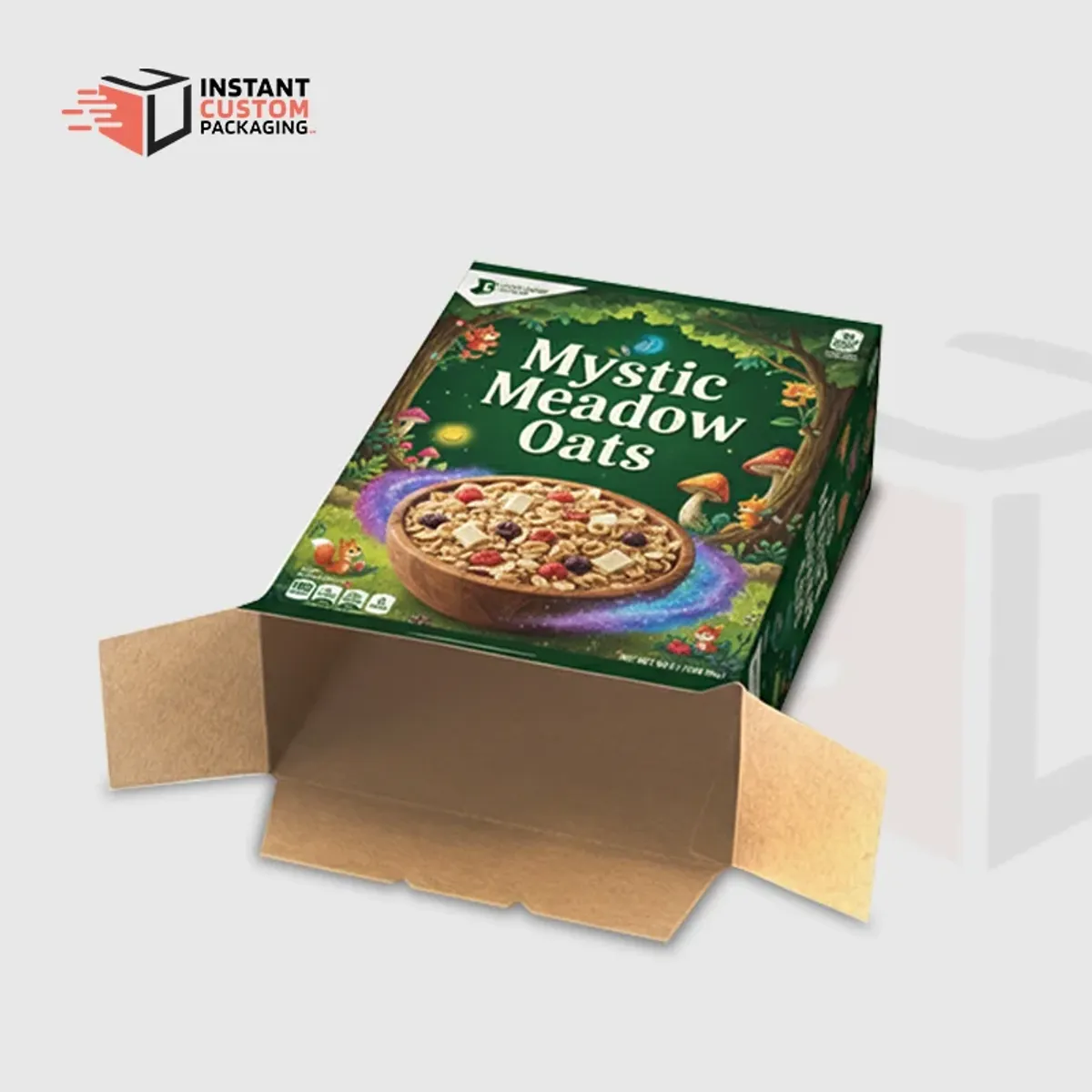 Colourful Cardboard Cereal Boxes Custom Printed Uk
