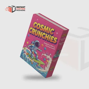 Colourful Custom Seal End Cereal Boxes Custom Printed Uk