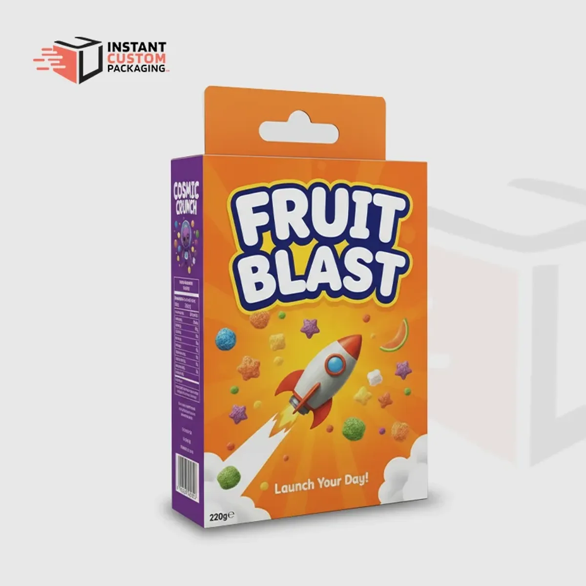 Colourful Custom Unique Design Cereal Boxes Uk