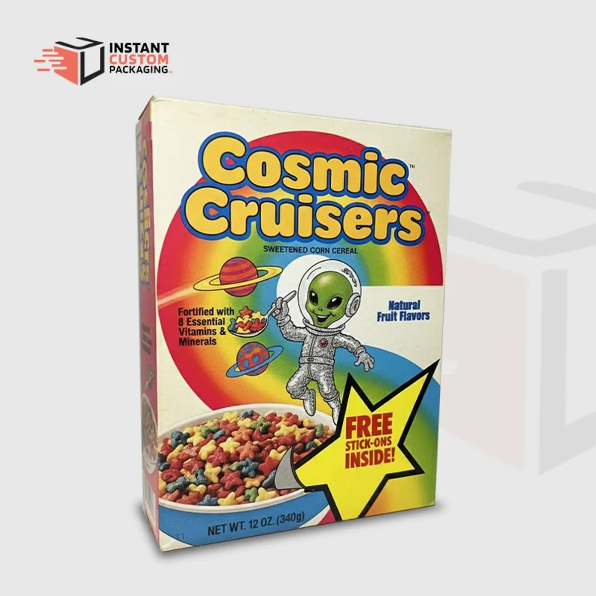 Custom 80s Cereal Boxes Personalised Packaging Uk