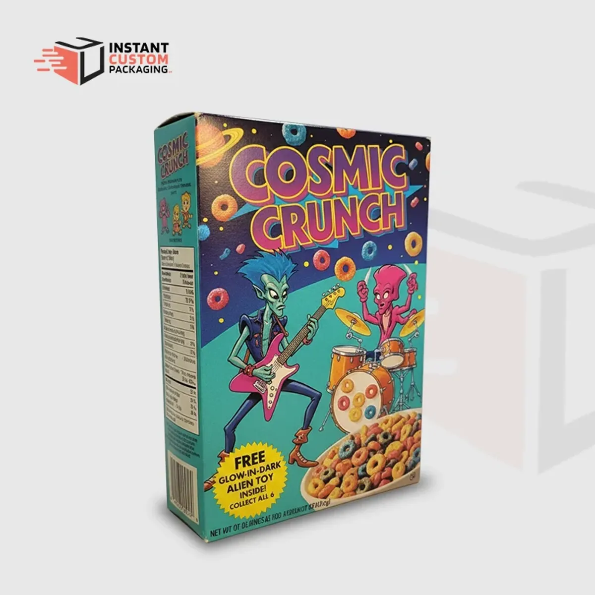 Custom 90s Cereal Boxes Personalised Packaging Uk