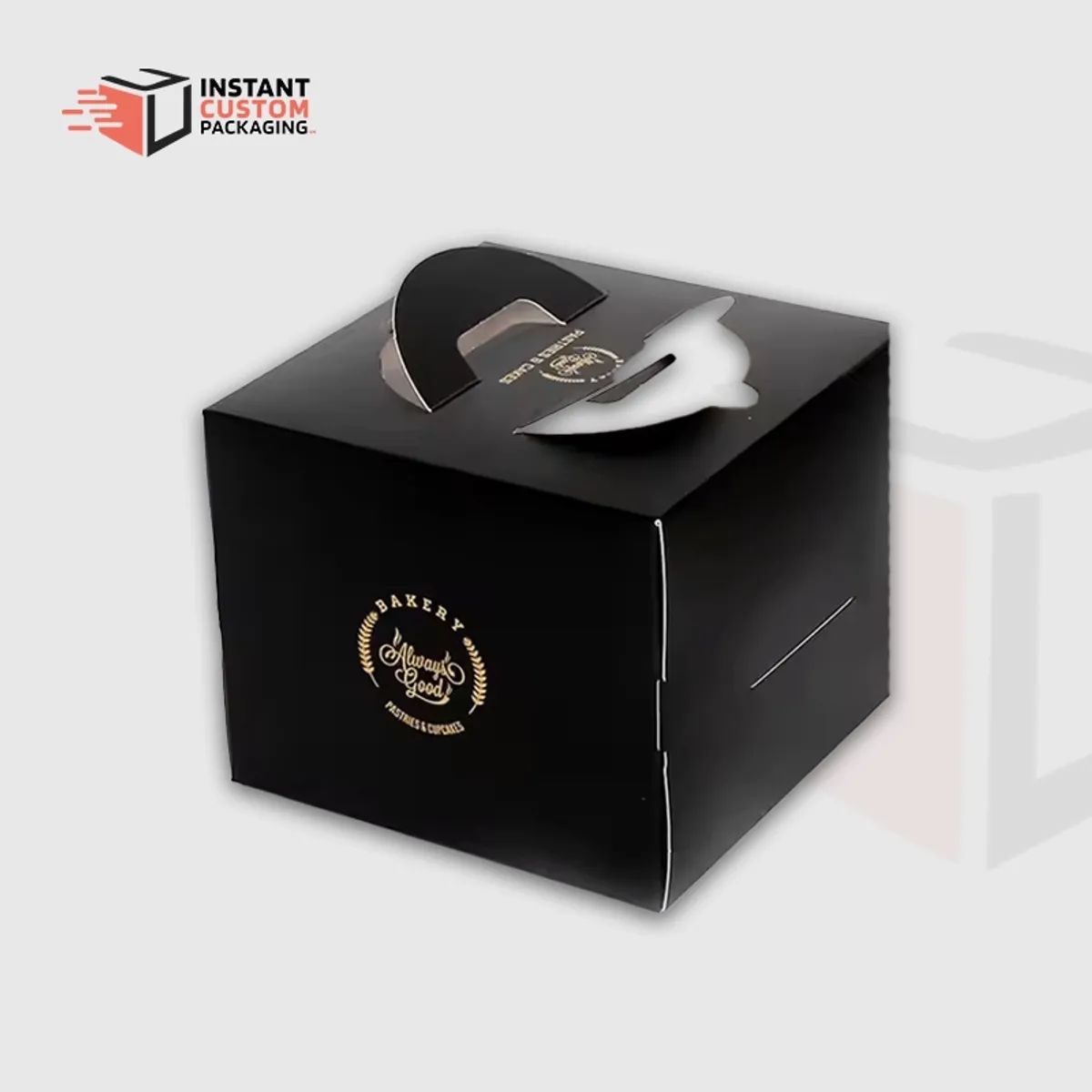 Custom Black Bakery Boxes Uk Stylish Food Packaging