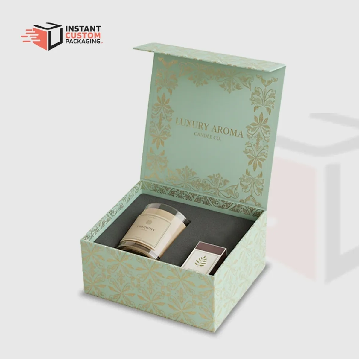 Custom Candle Box With Insert For Luxury Candles
