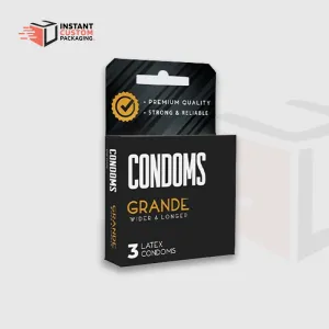 Custom Condom Boxes With Logo Printing