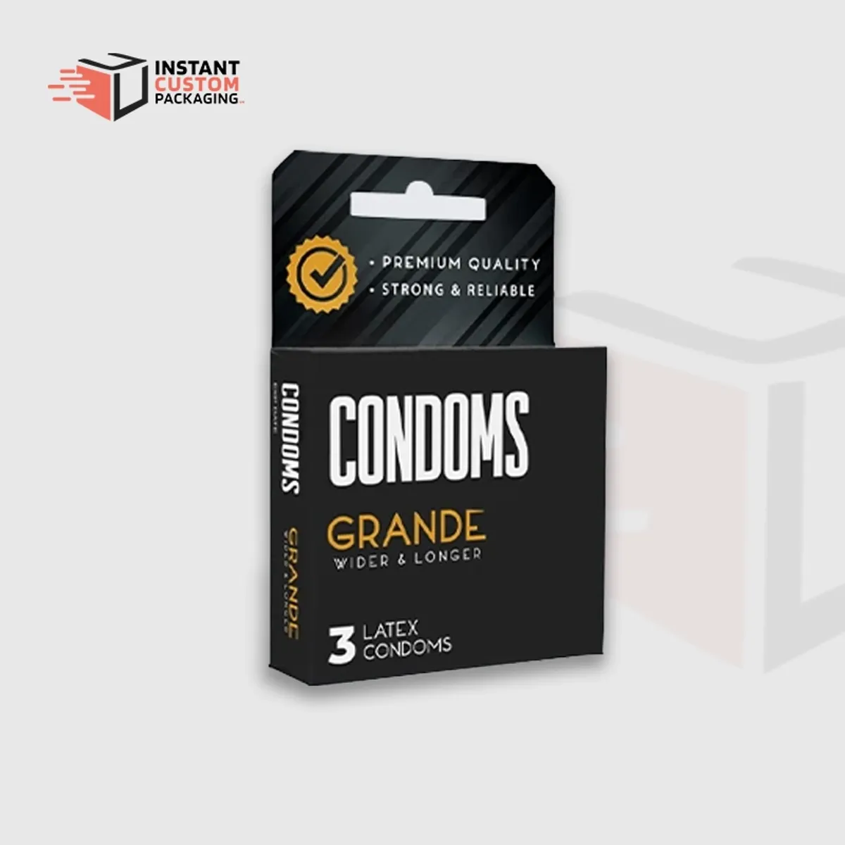 Custom Condom Boxes With Logo Printing