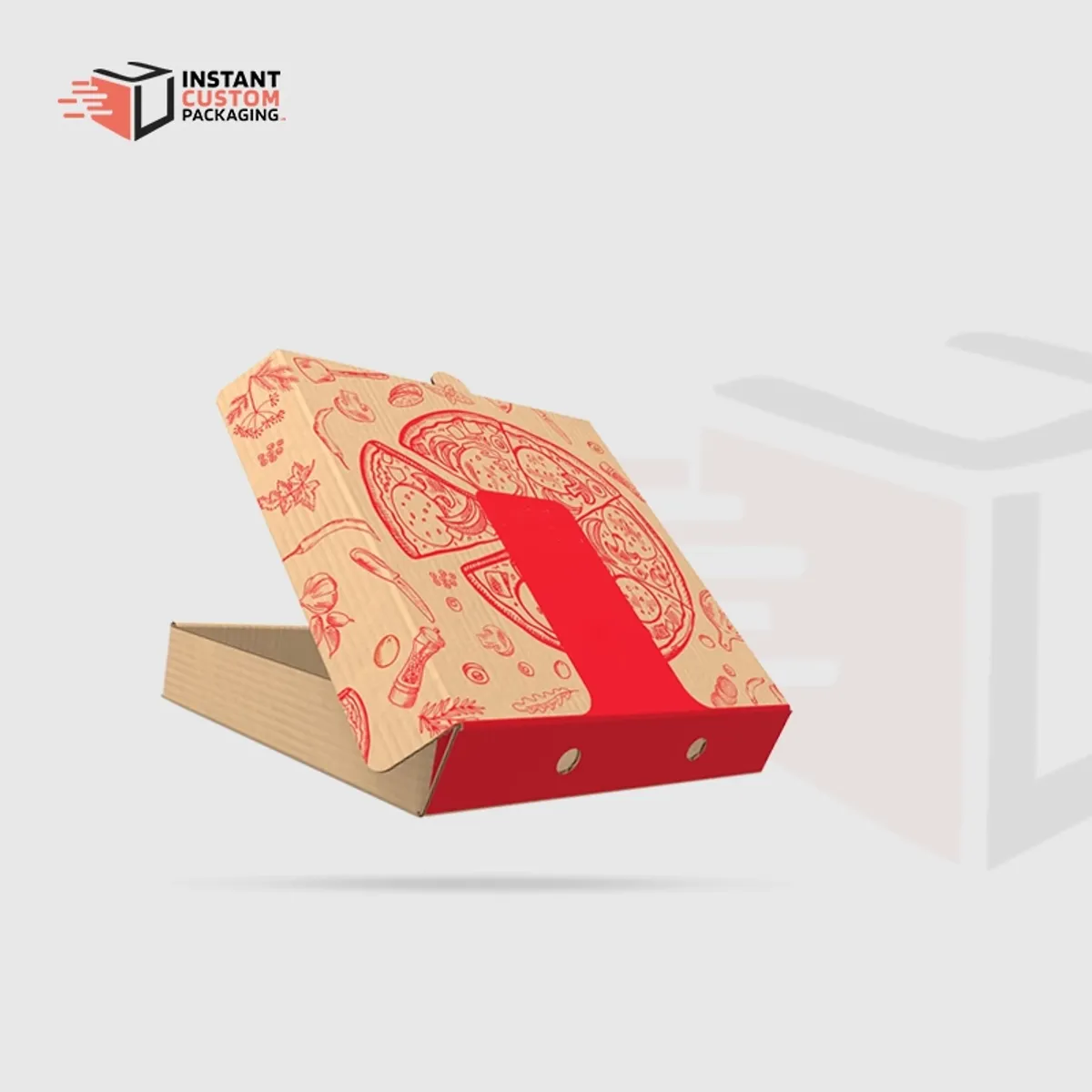 Custom Crooked Pizza Boxes Uk Premium Packaging