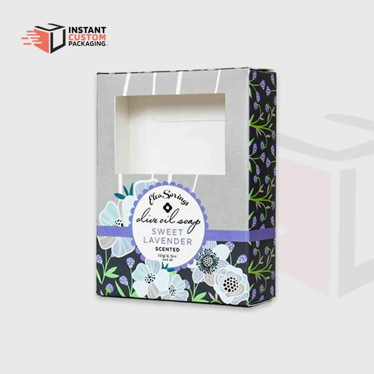 Custom Printed Soap Boxes With Die Cut Window