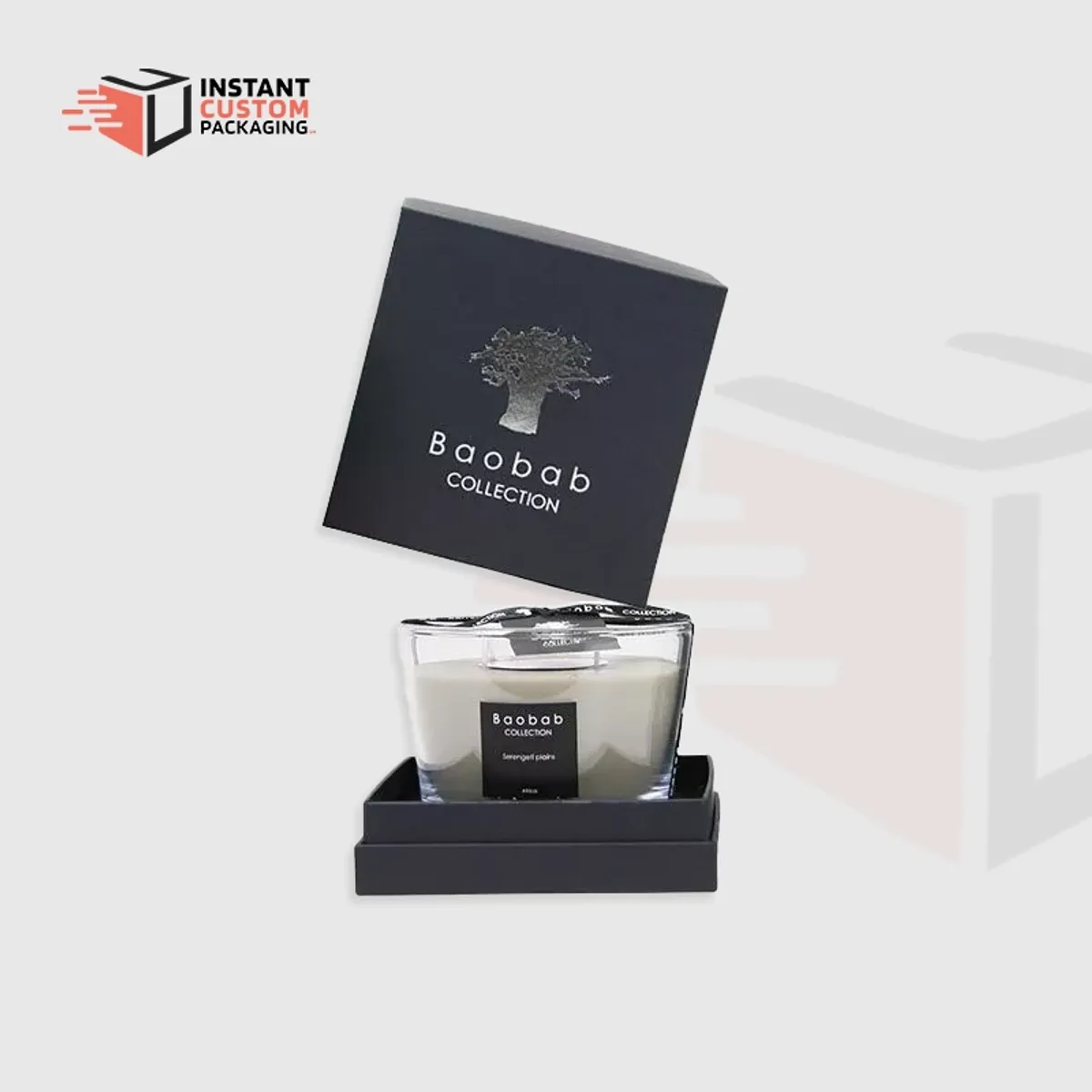 Custom Two Piece Candle Boxes For Gift Sets