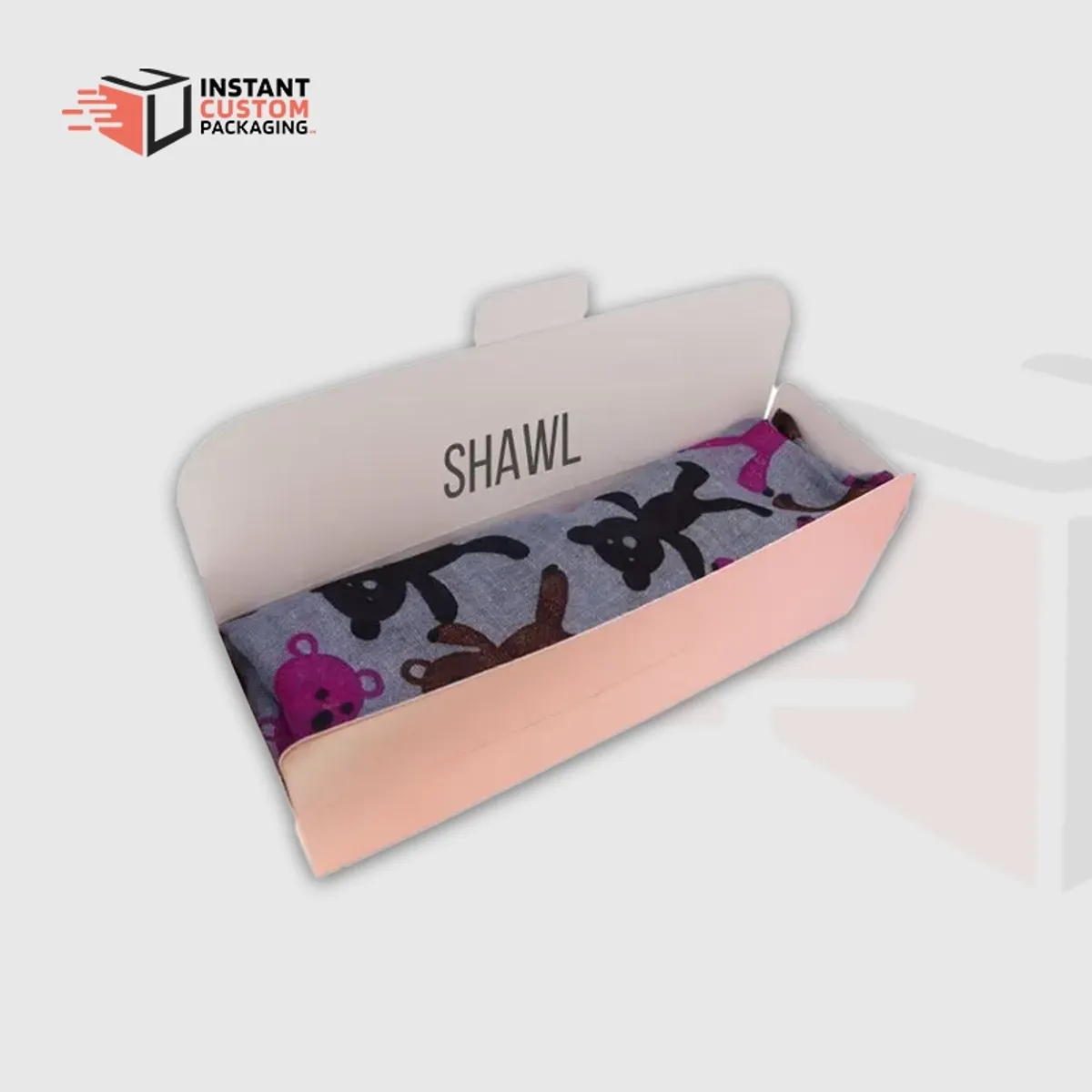 Customised Shawl Boxes With Logo And Unique Designs
