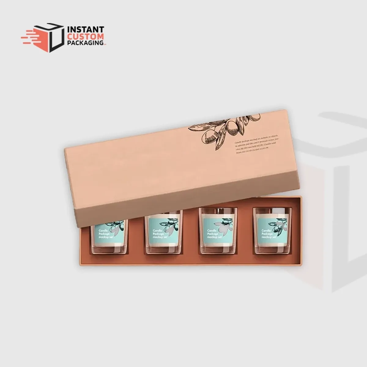 Eco Friendly Candle Box With Insert Wholesale Supplier