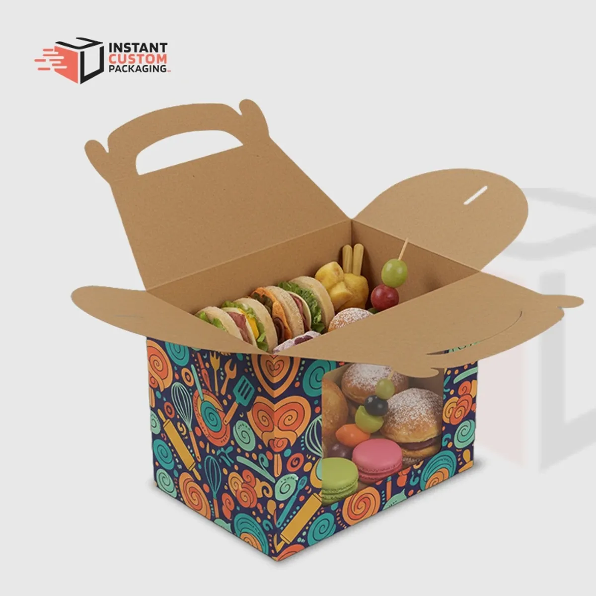 Eco Friendly Cardboard Printed Gable Boxes Wholesale