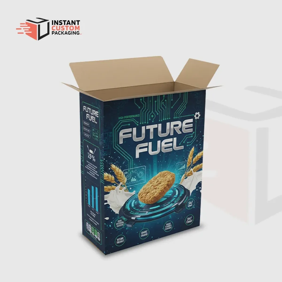 Eco Friendly Custom Boxboard Cereal Boxes Uk