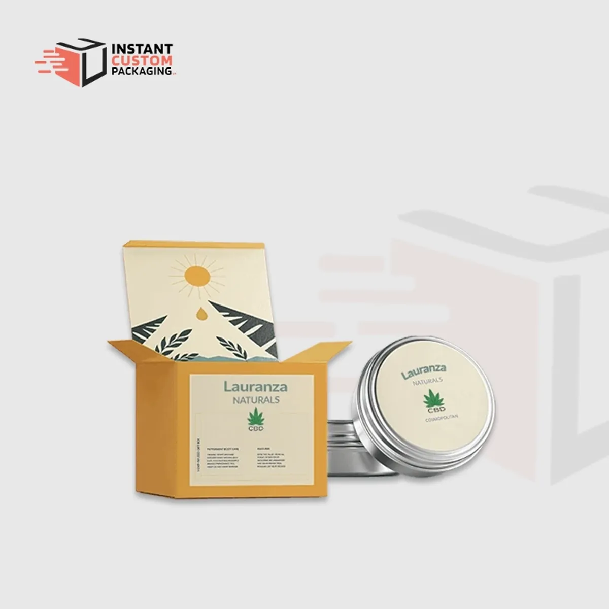 Eco Friendly Custom Cbd Cream Boxes Wholesale