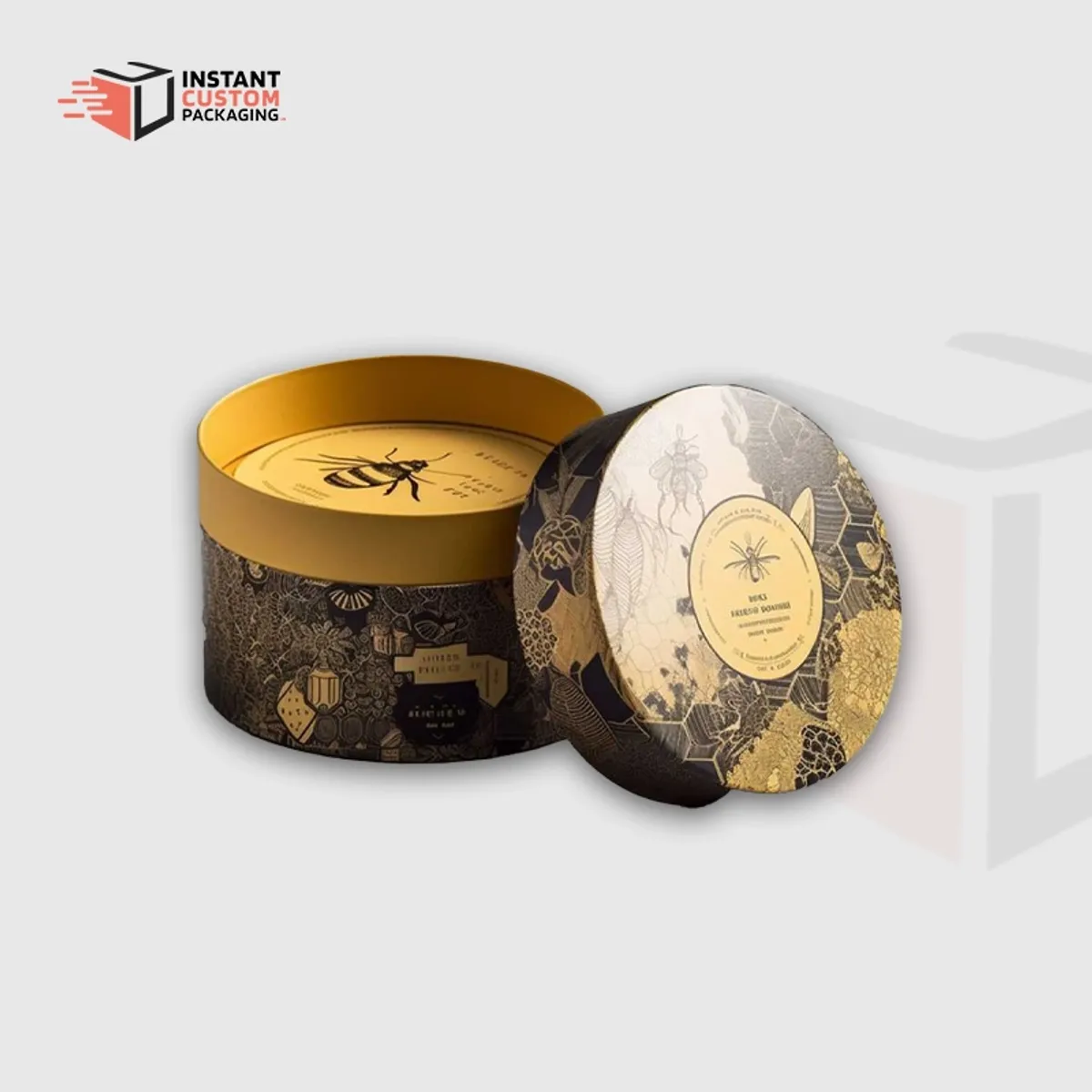 Eco Friendly Round Rigid Boxes Wholesale Supplier