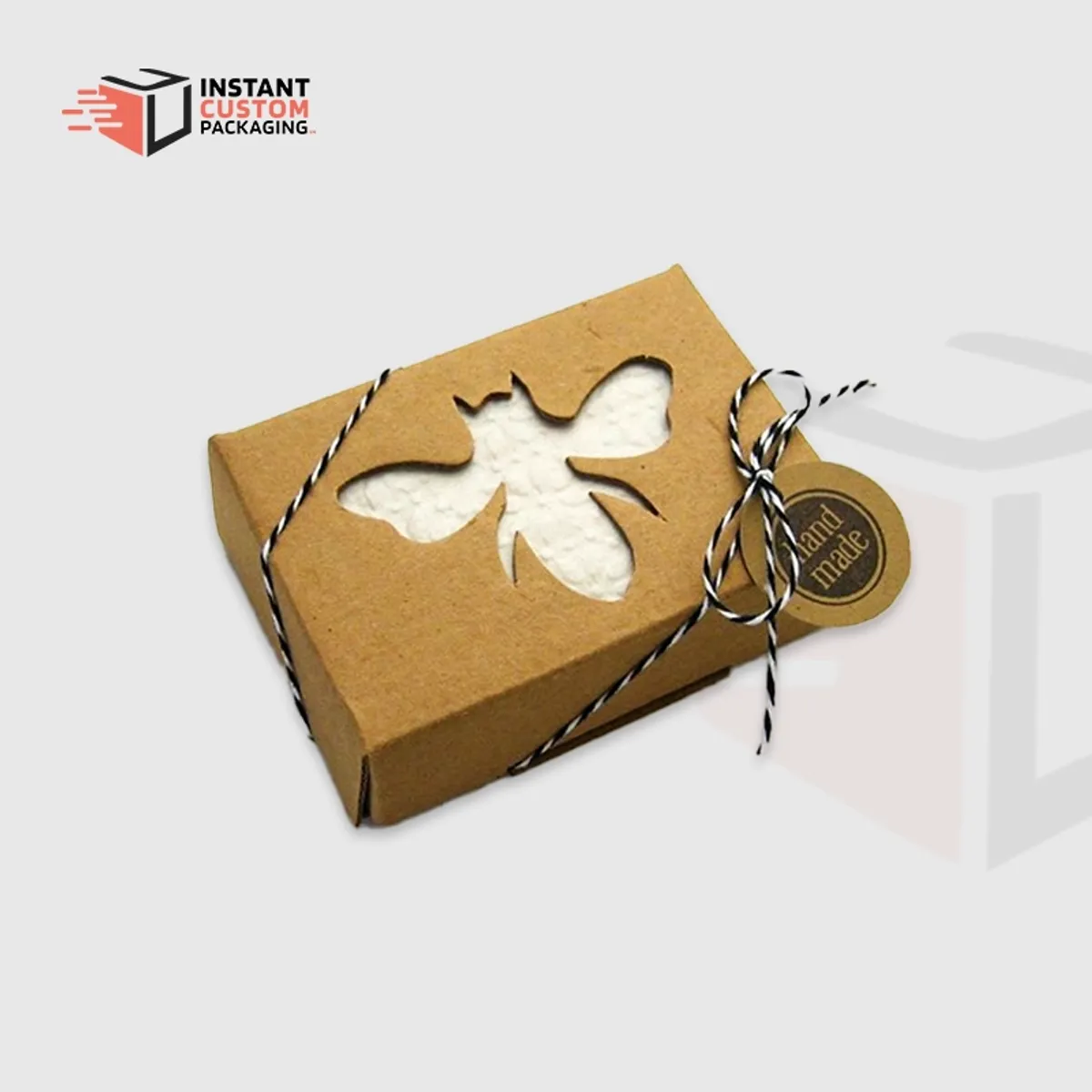 Eco Friendly Soap Boxes With Die Cut Window Wholesale