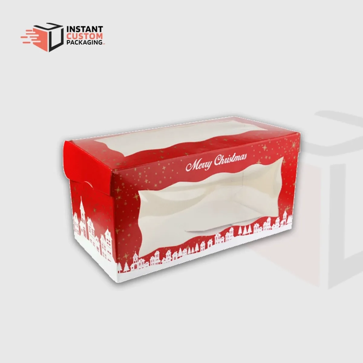 Holiday Christmas Bakery Boxes For Cupcakes And Cookies