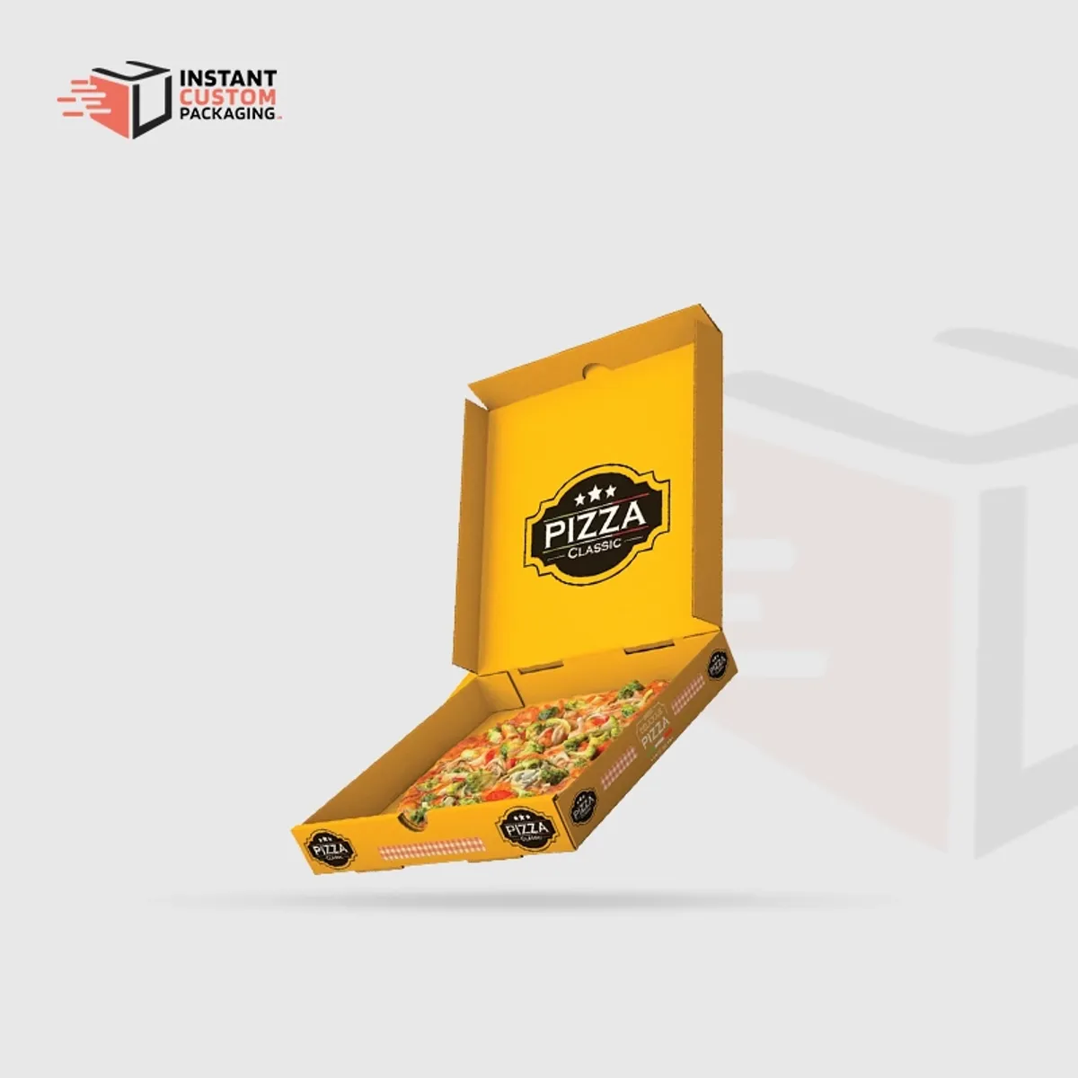 Luxury Custom Digital Printed Pizza Boxes For Brands