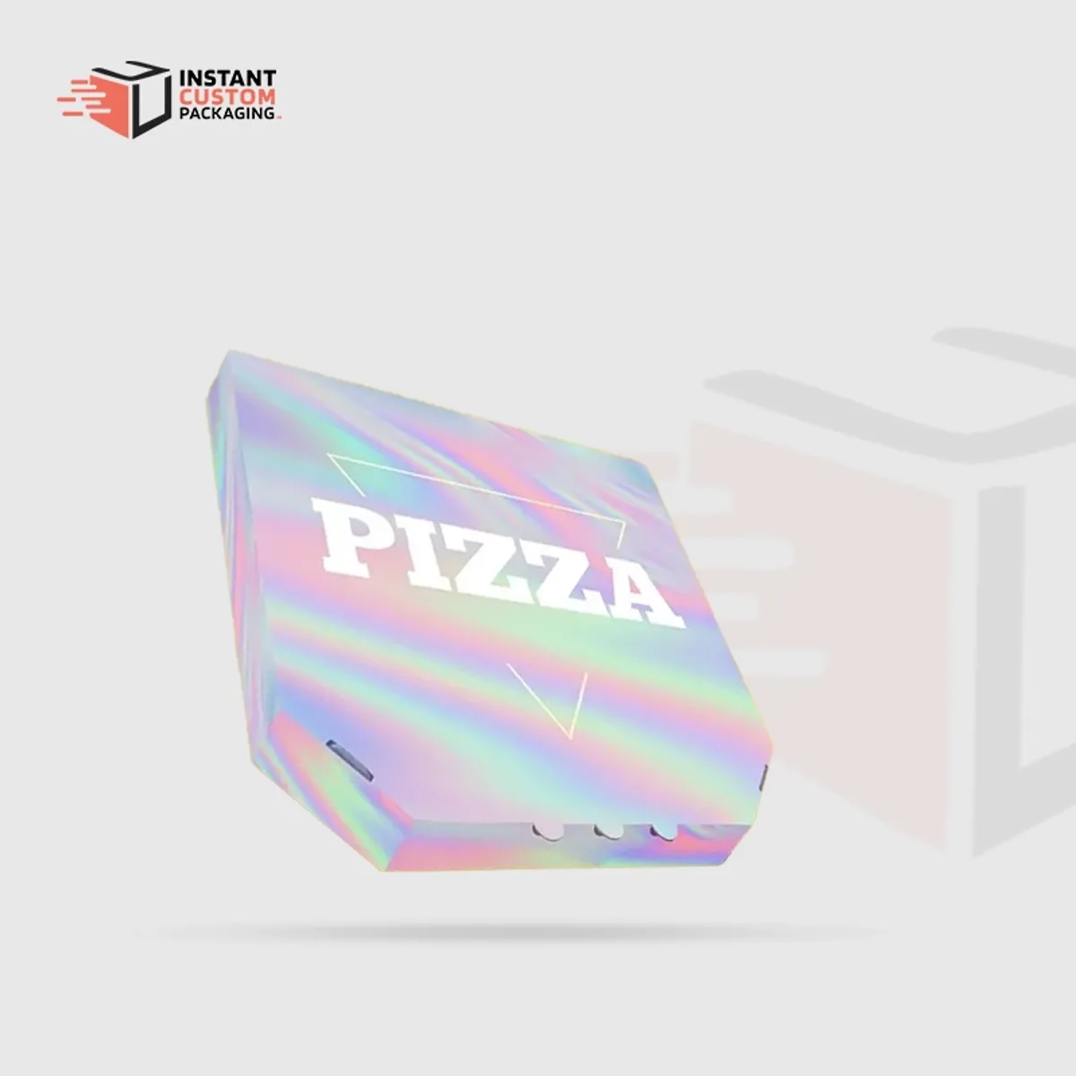 Luxury Custom Holographic Pizza Boxes For Brands
