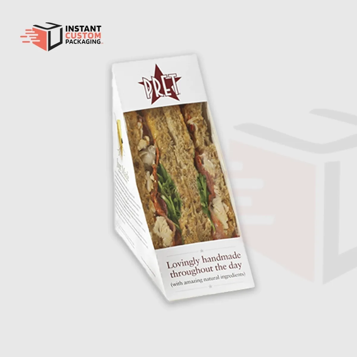 Luxury Custom Sandwich Boxes For Cafes And Delis