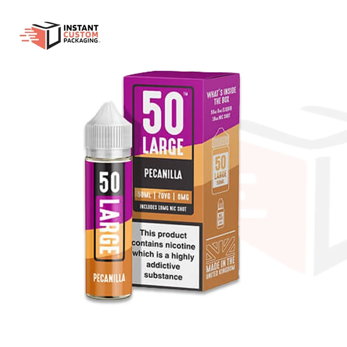 Luxury Vape Juice Boxes For Brands