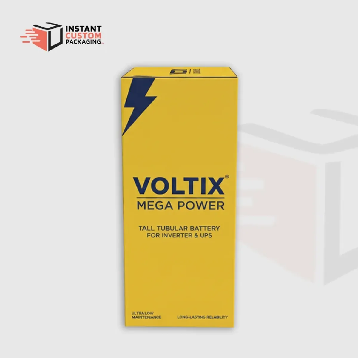 Printed Battery Packaging With Brand Logo
