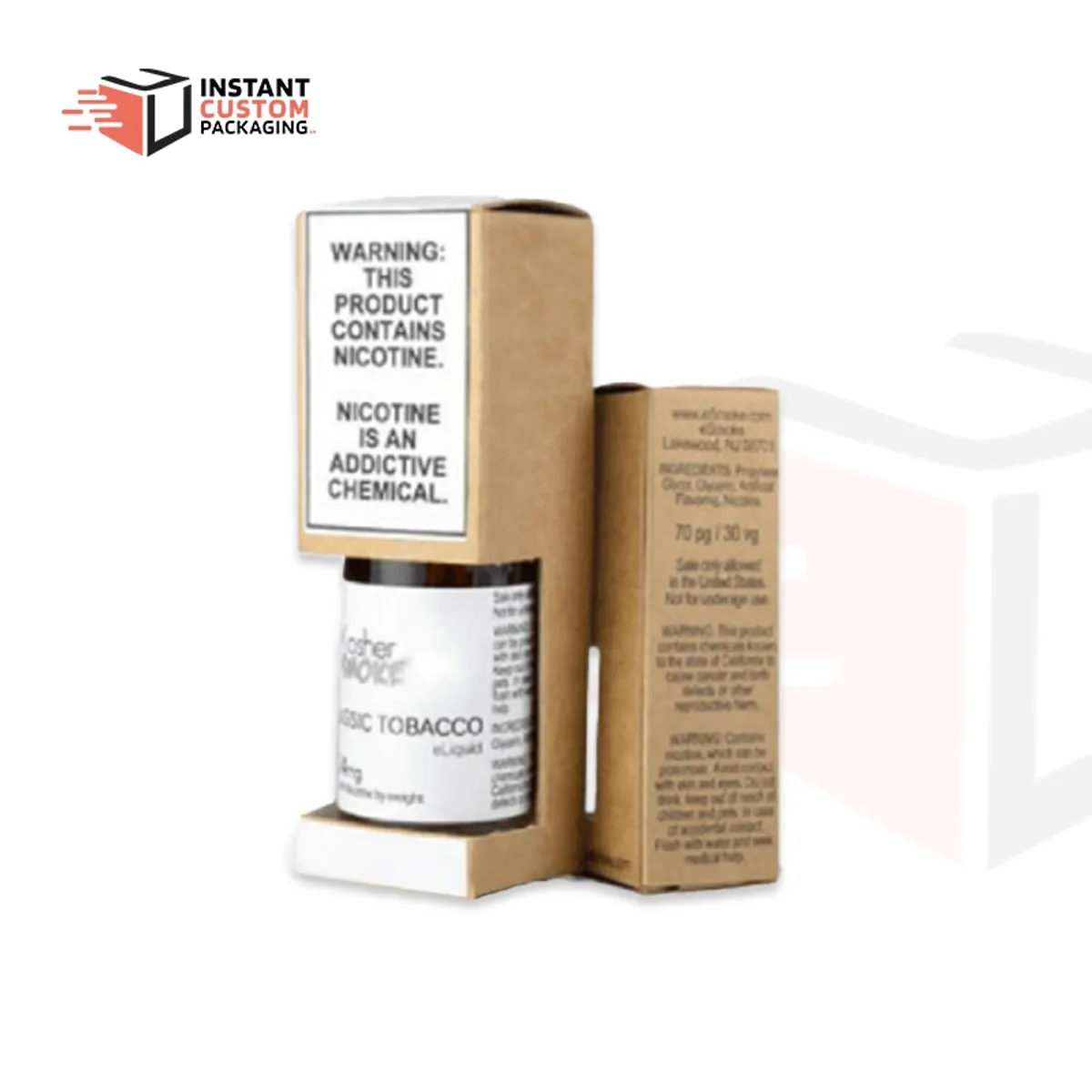 Printed Custom E Liquid Boxes Uk Personalised
