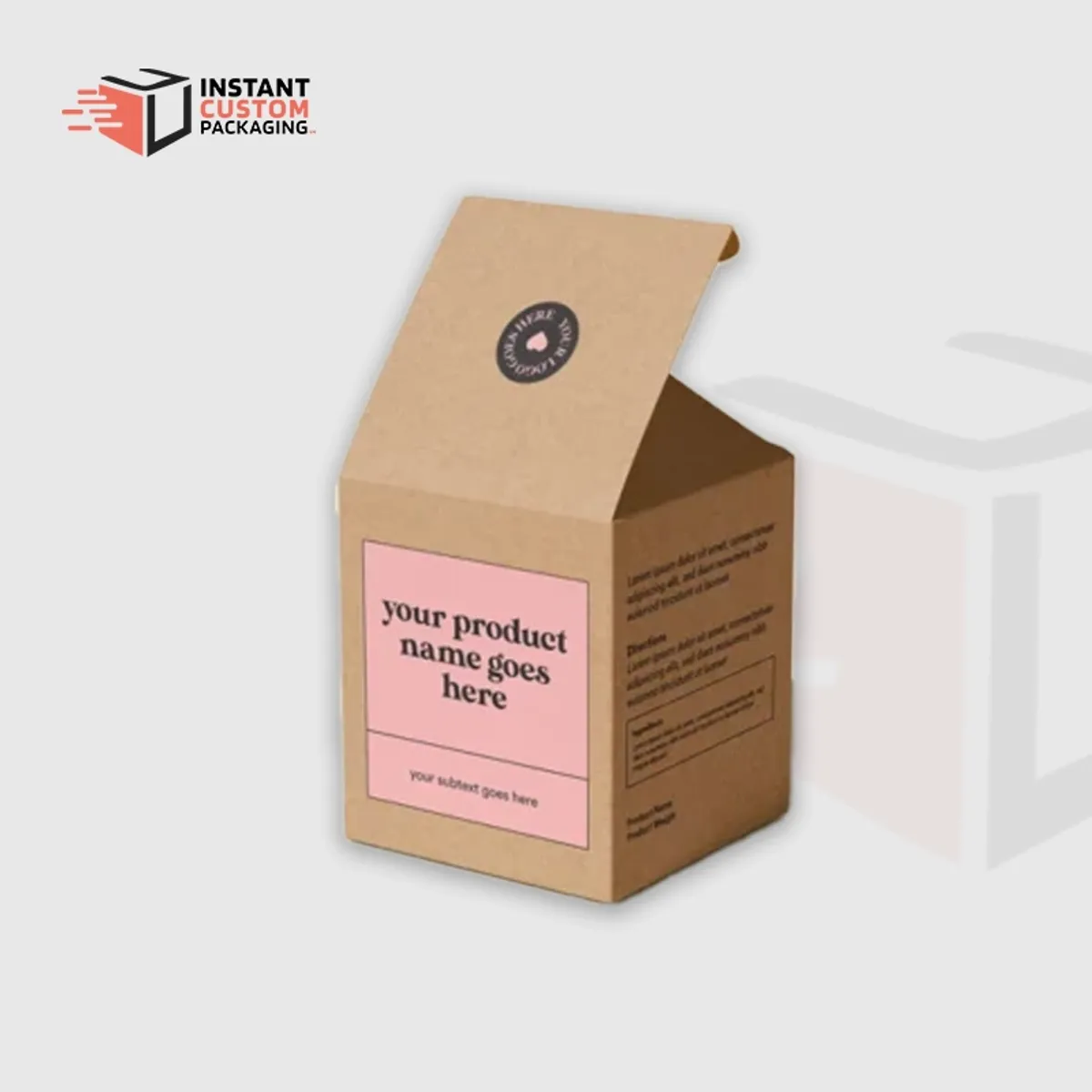 Printed Custom Kraft Tuck Top Boxes Uk Premium