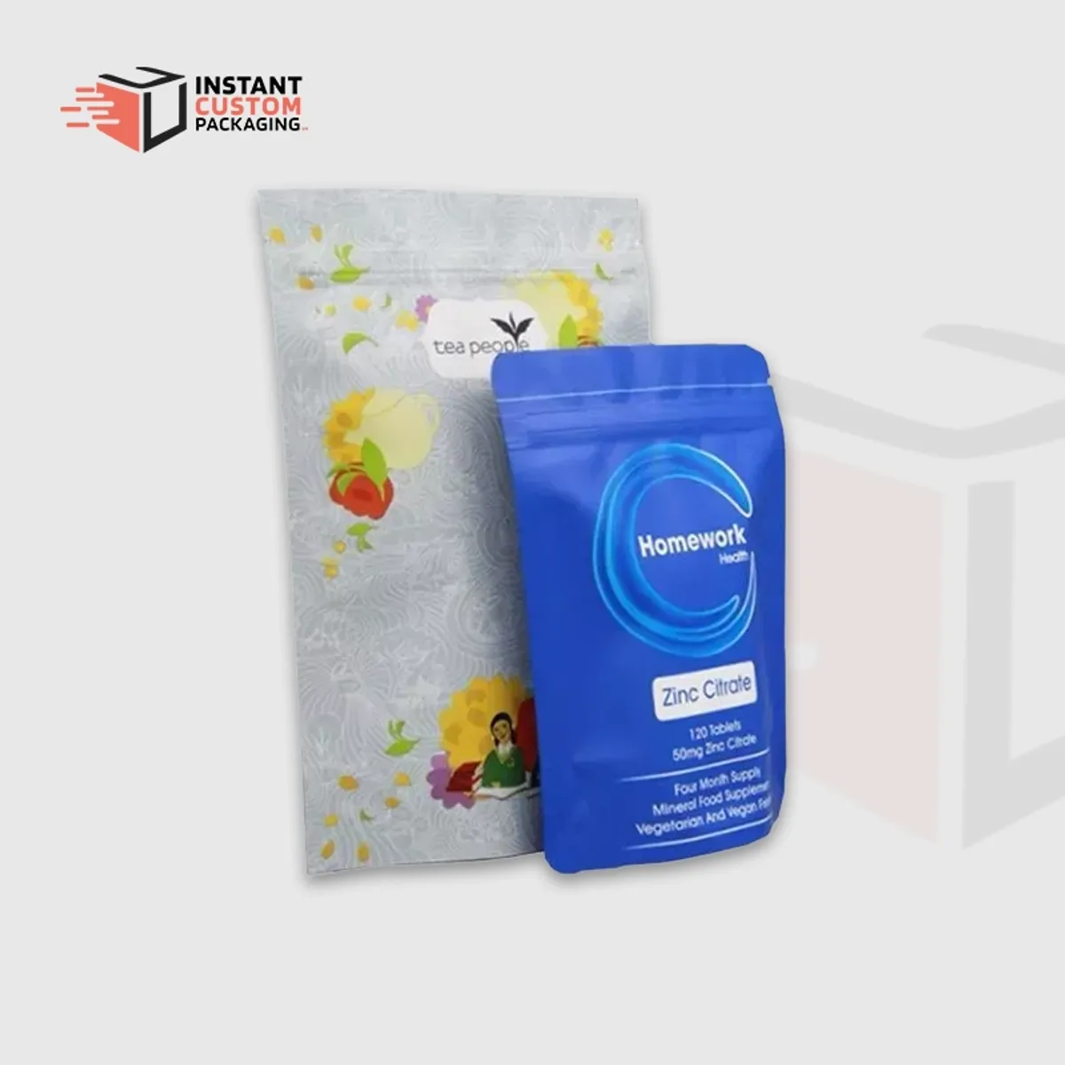 Printed Custom Mylar Vacuum Seal Bags Uk Premium