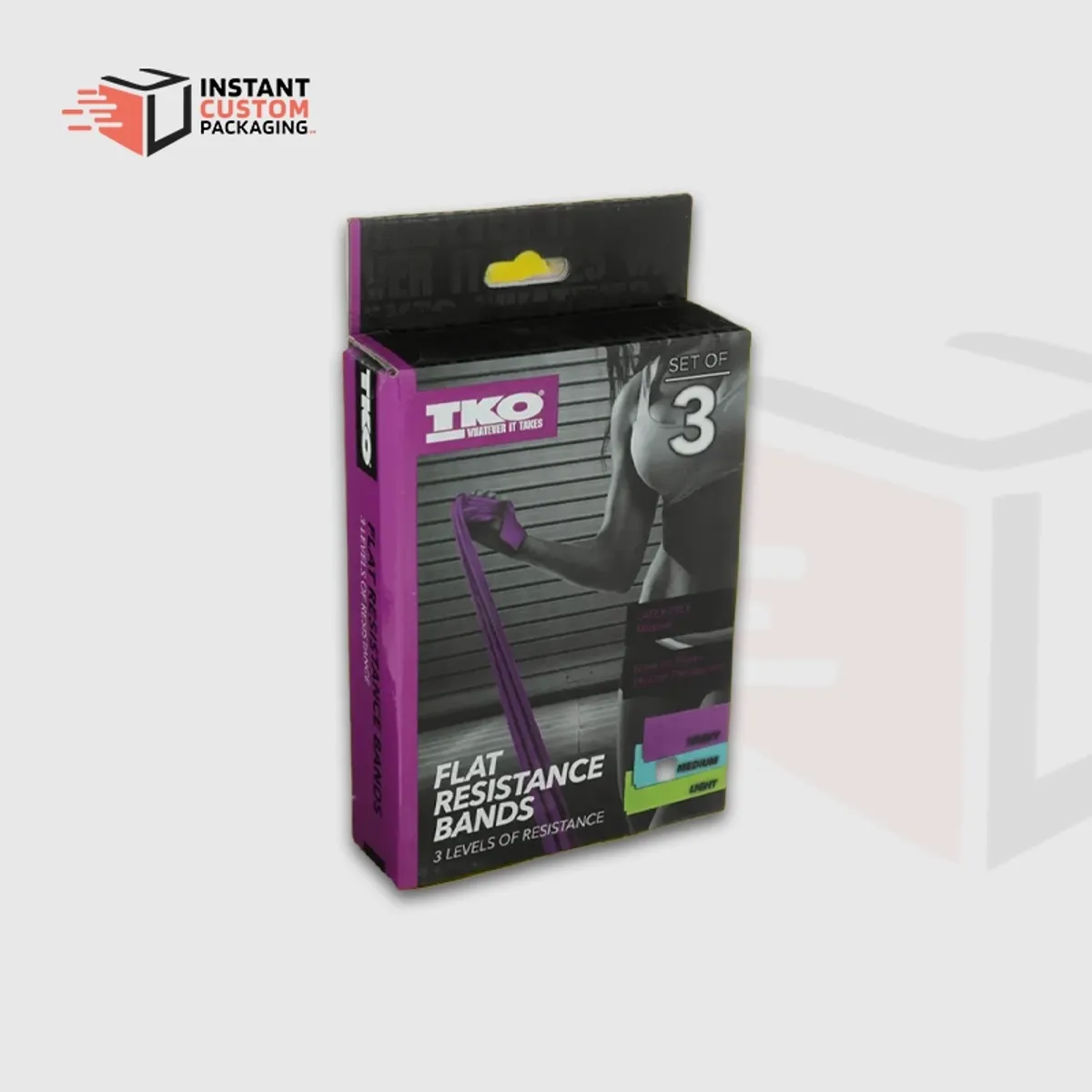 Printed Hang Tab Boxes For Retail Display