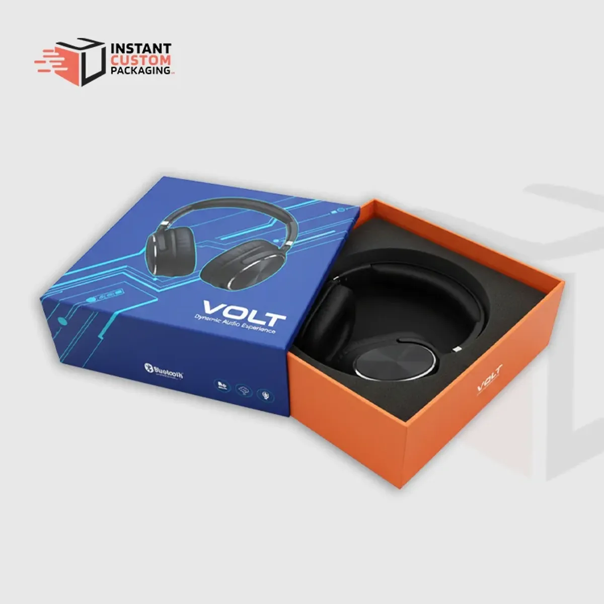 Printed Headphone Packaging For Retail Display