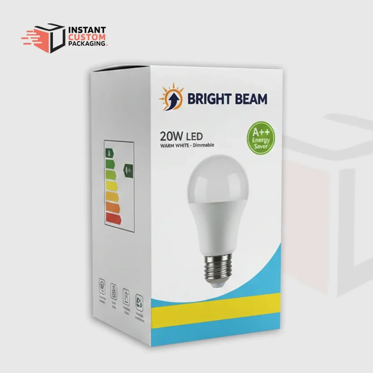 Printed Light Bulb Boxes With Brand Logo