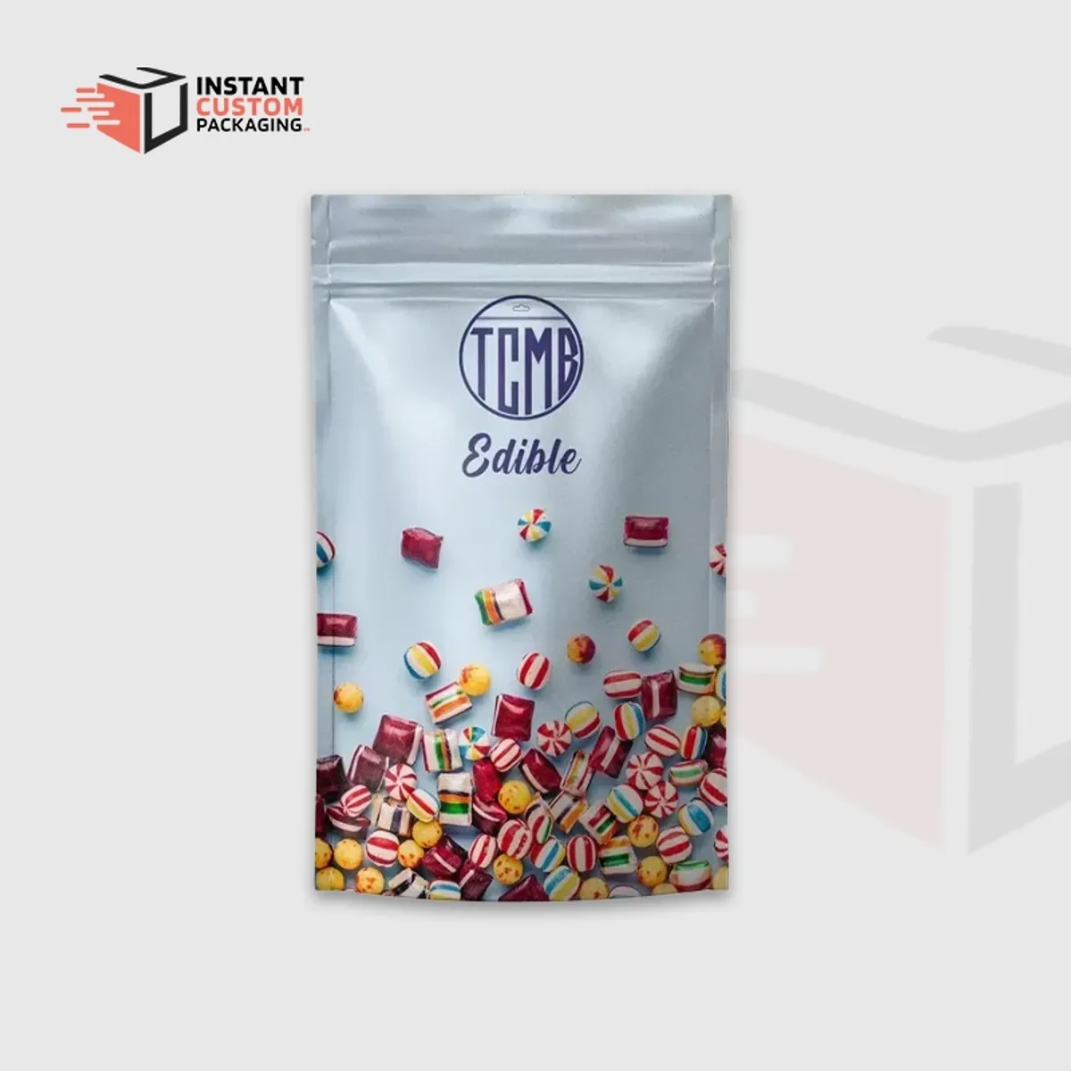 Resealable Edible Mylar Bags For Candy And Treats