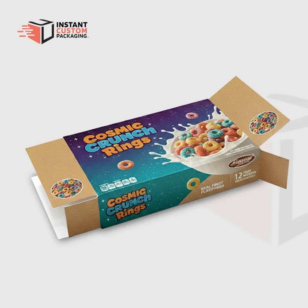 Seal End Cereal Boxes Custom Design Uk