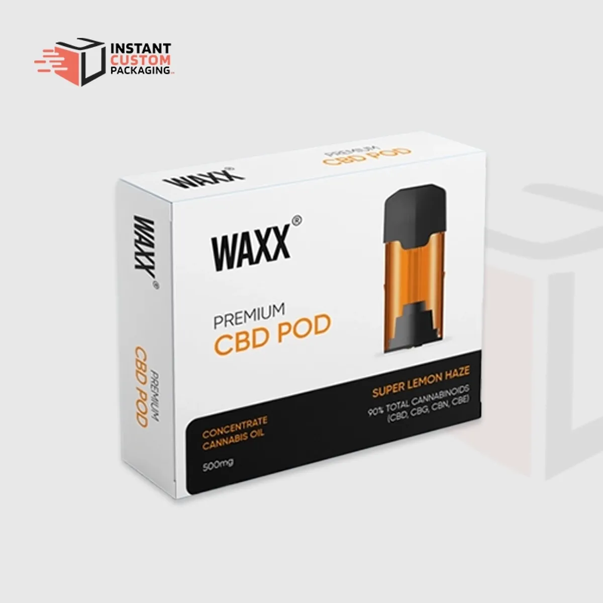 Stylish Custom Cbd Pod Boxes Uk Retail Packaging