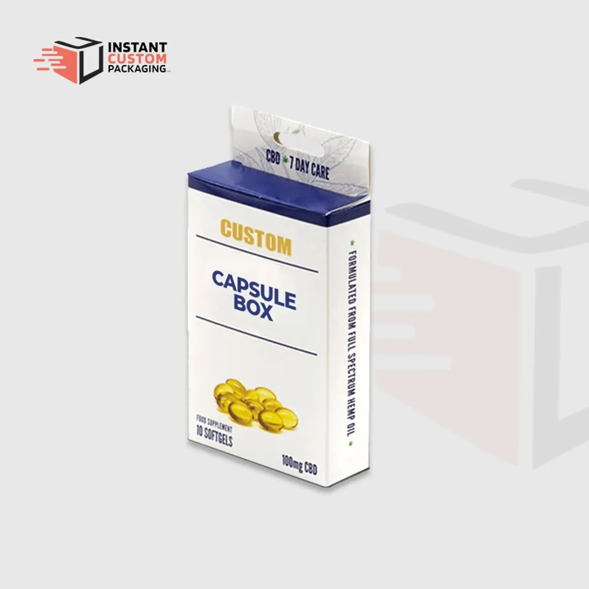 Stylish Custom Cbd Supplement Boxes Uk Retail Packaging
