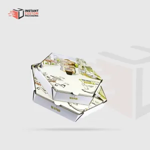 Stylish Custom Hexagonal Pizza Boxes For Pizzerias