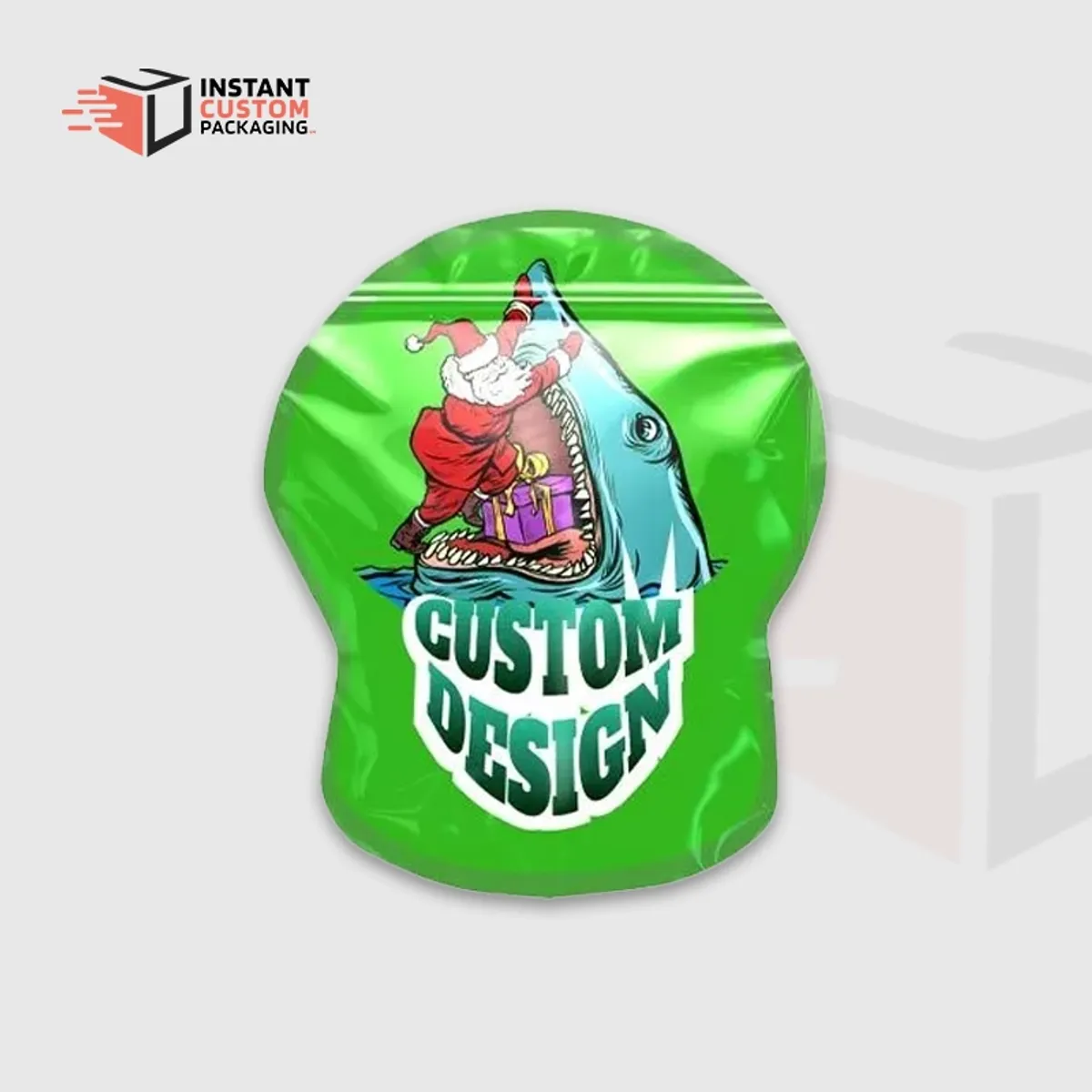 Stylish Die Cut Mylar Bags For Retail