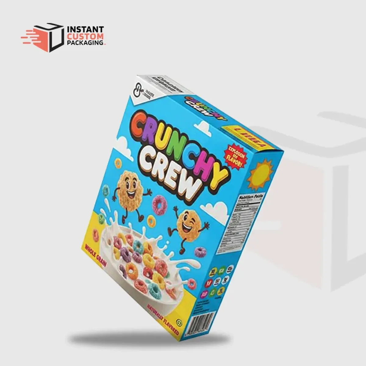 Unique Custom Boxboard Cereal Boxes For Breakfast Brands Uk