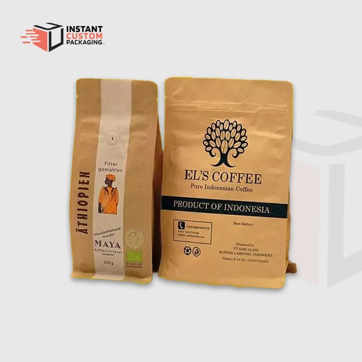 Wholesale Kraft Mylar Bags Sustainable Supplier