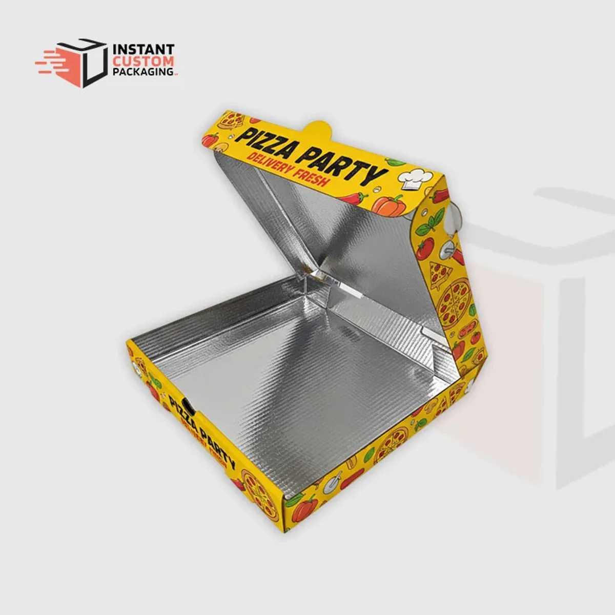 Yellow Dragon Pizza Box